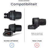 Leva della leva del cambio Enviolo Nuvinci sopra l'interruttore rotante