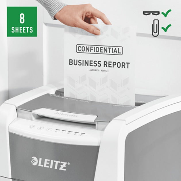 Leitz IQ Auto+ Office 150 Papiervernietiger P4