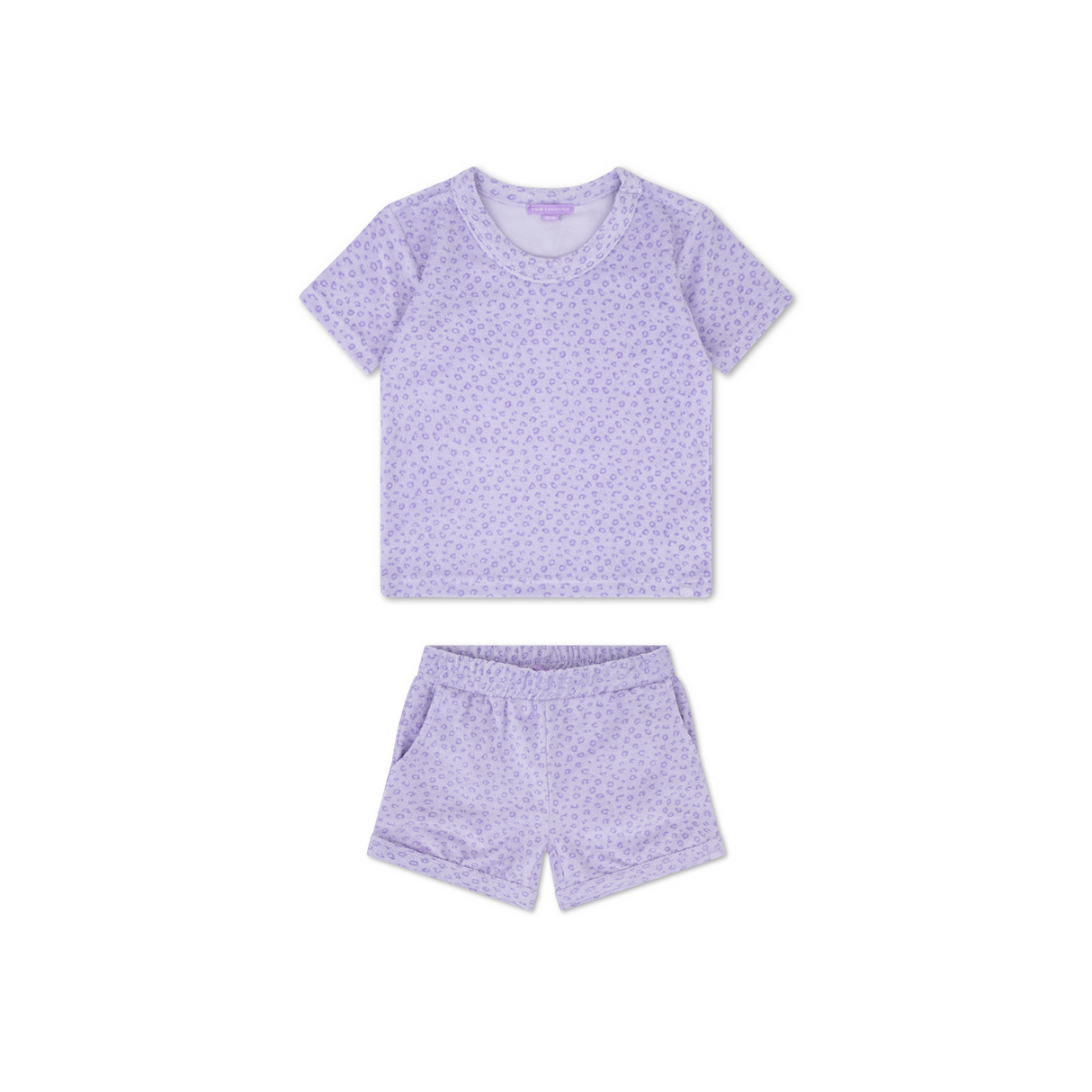 Leopardo | Lila Girls Set Strand - Muslino
