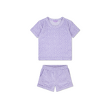 Leopardo | Lila Girls Set Strand - Muslino