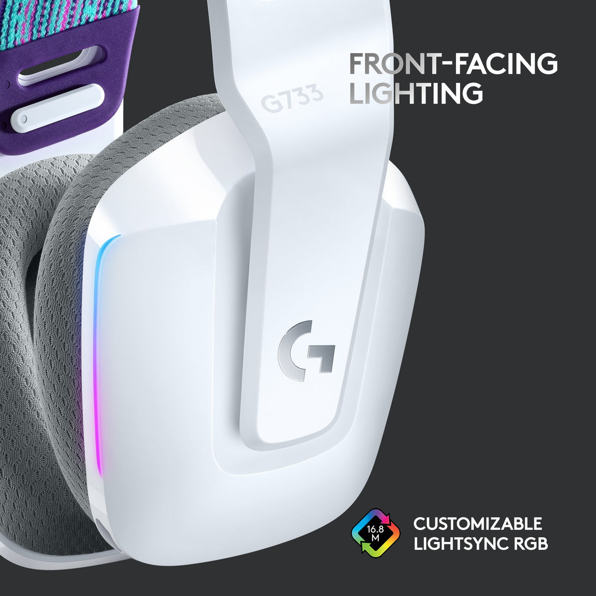 Logitech g733 lightspeed wireless rgb gaming headset