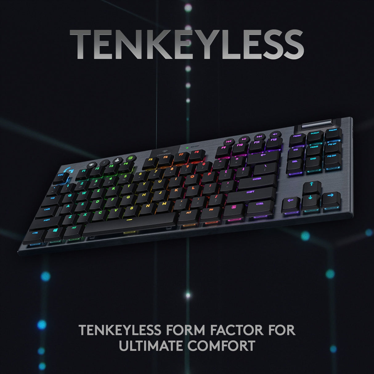 Logitech G915 TKL Lightspeed Wireless RGB Mekanisk spil