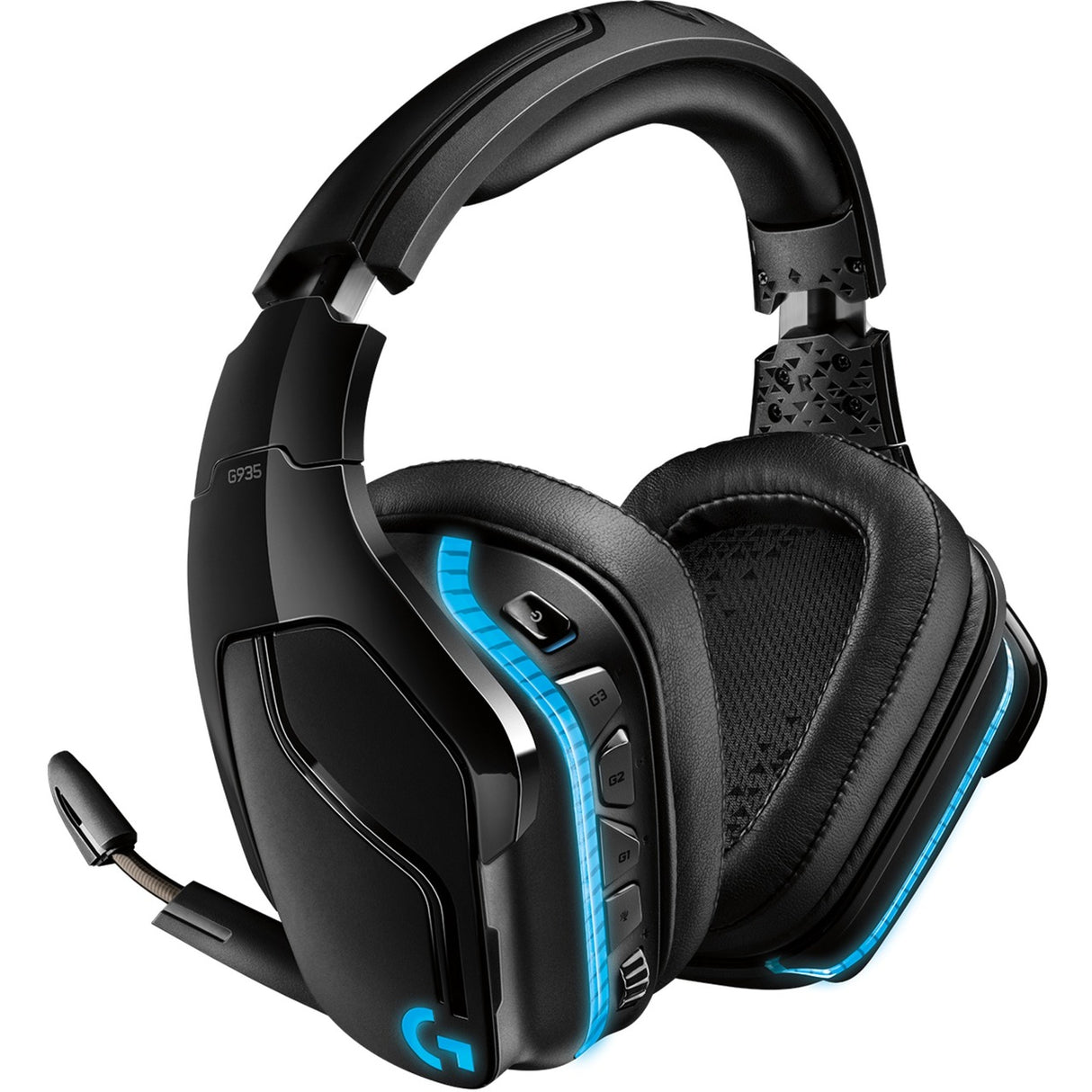 Logitch G935 Wireless 7,1 Sound Sound Luuchten
