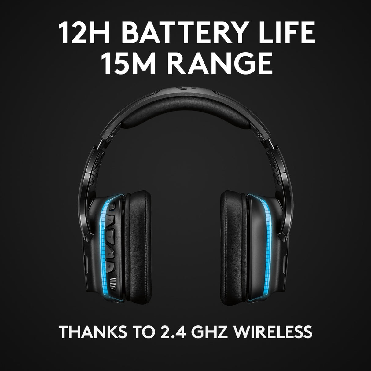 Logitch G935 Wireless 7,1 Sound Sound Luuchten