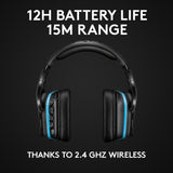 Logitch G935 Wireless 7,1 Sound Sound Luuchten