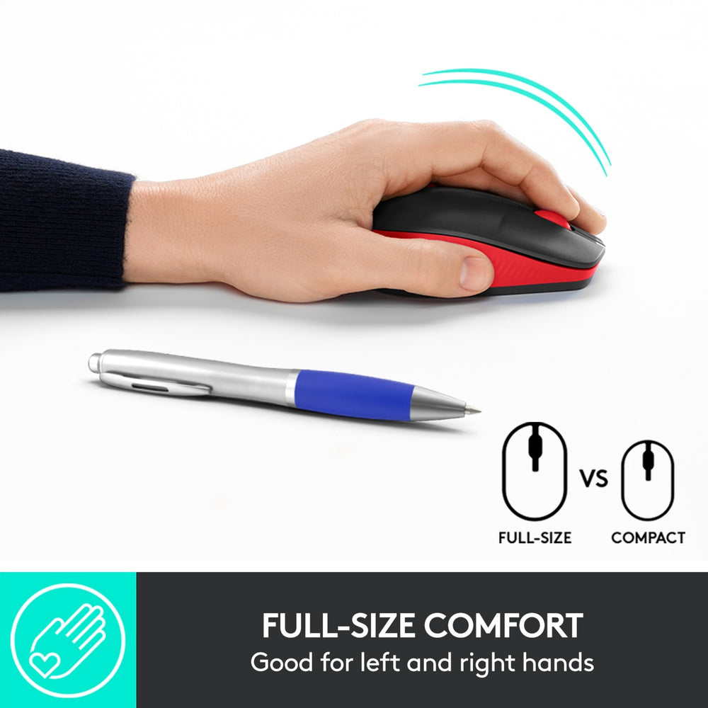 Logitech M190 Wireless Mouse i fuld størrelse