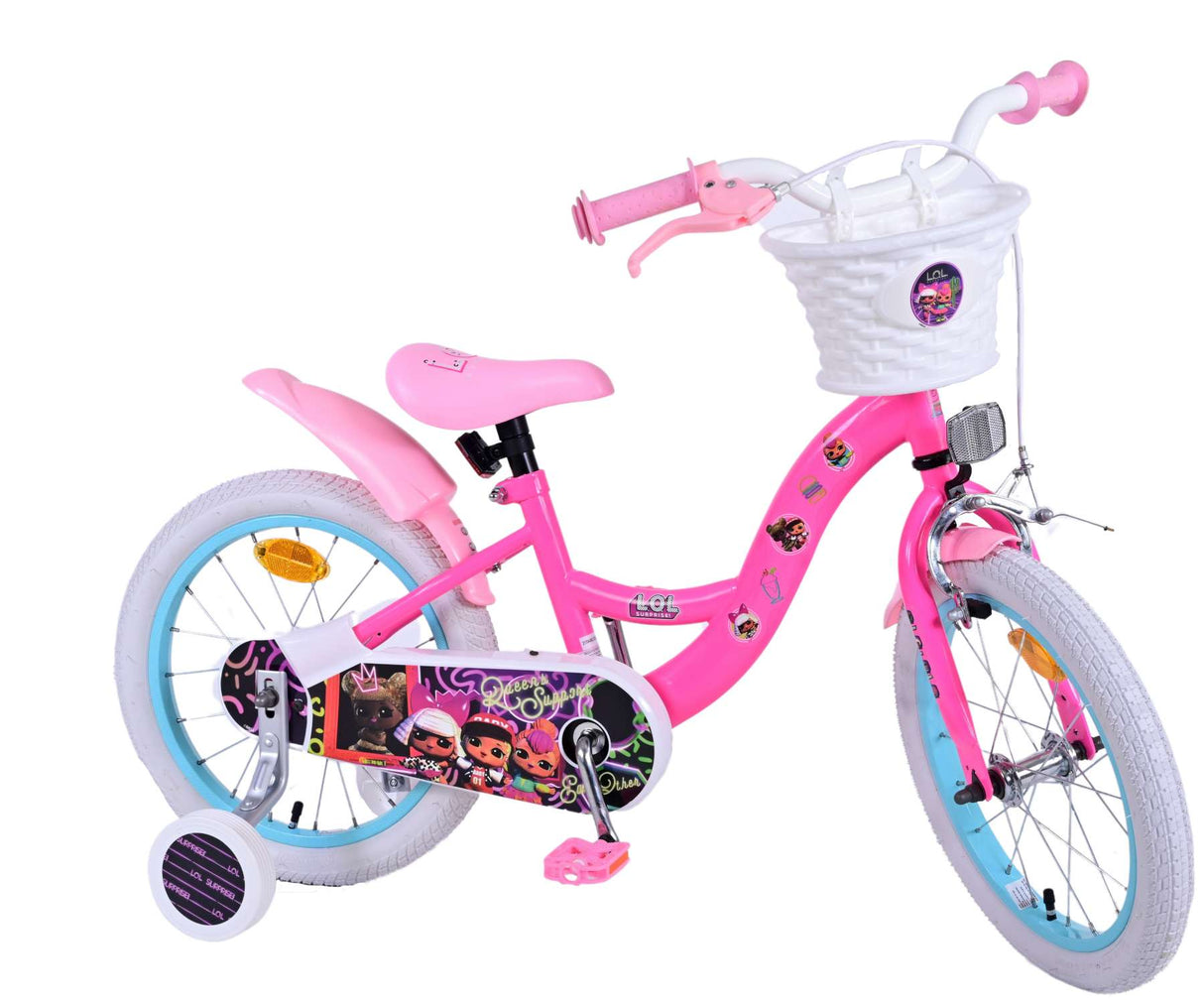 Voleare Dolls Rower dla dzieci - dziewczyny - 16 cali - różowy