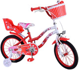 Volare Lovely Children's Bike Girls 16 inch Red White