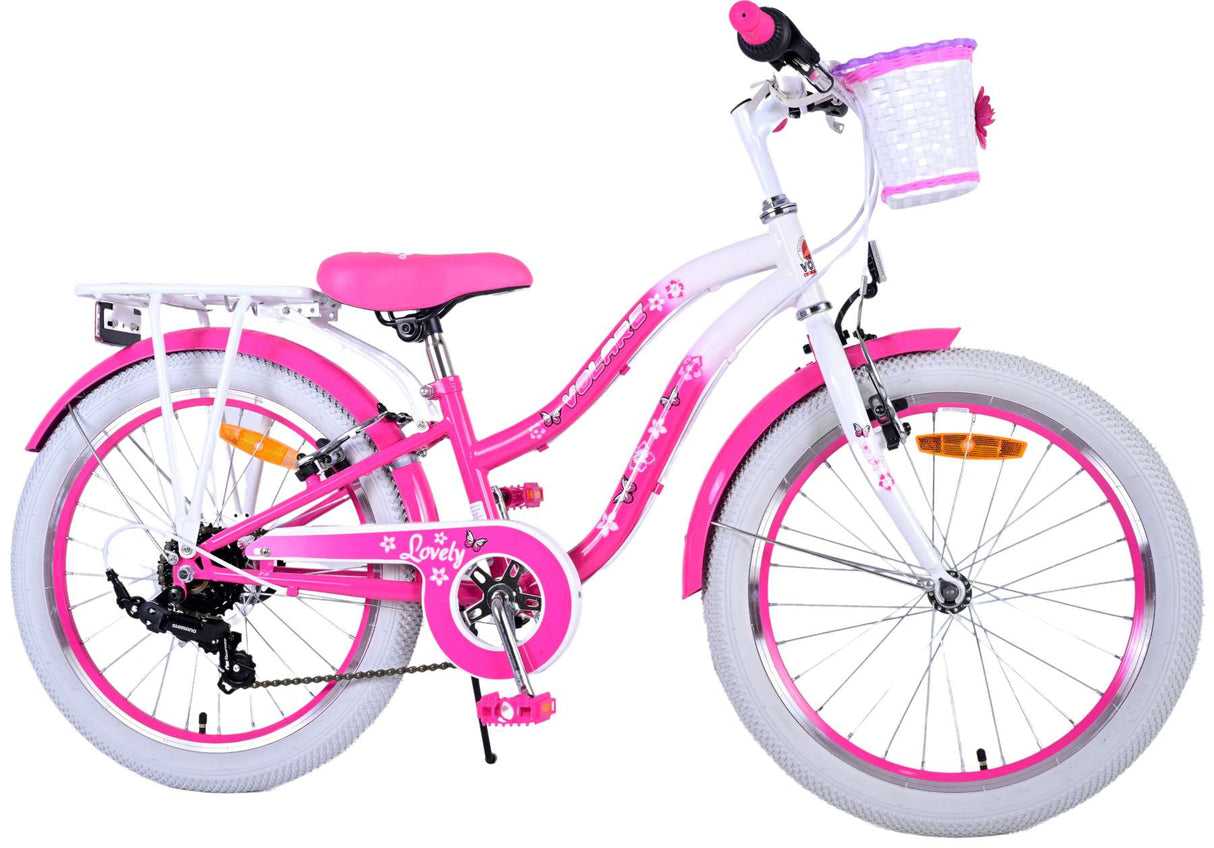 Biciclette per bambini adorabili Volare - Girls - 20 pollici - Pink - 7 Gears