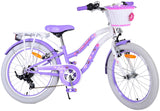 Volare lovely children's bicycle - girls - 20 inch - purple - 7 gears