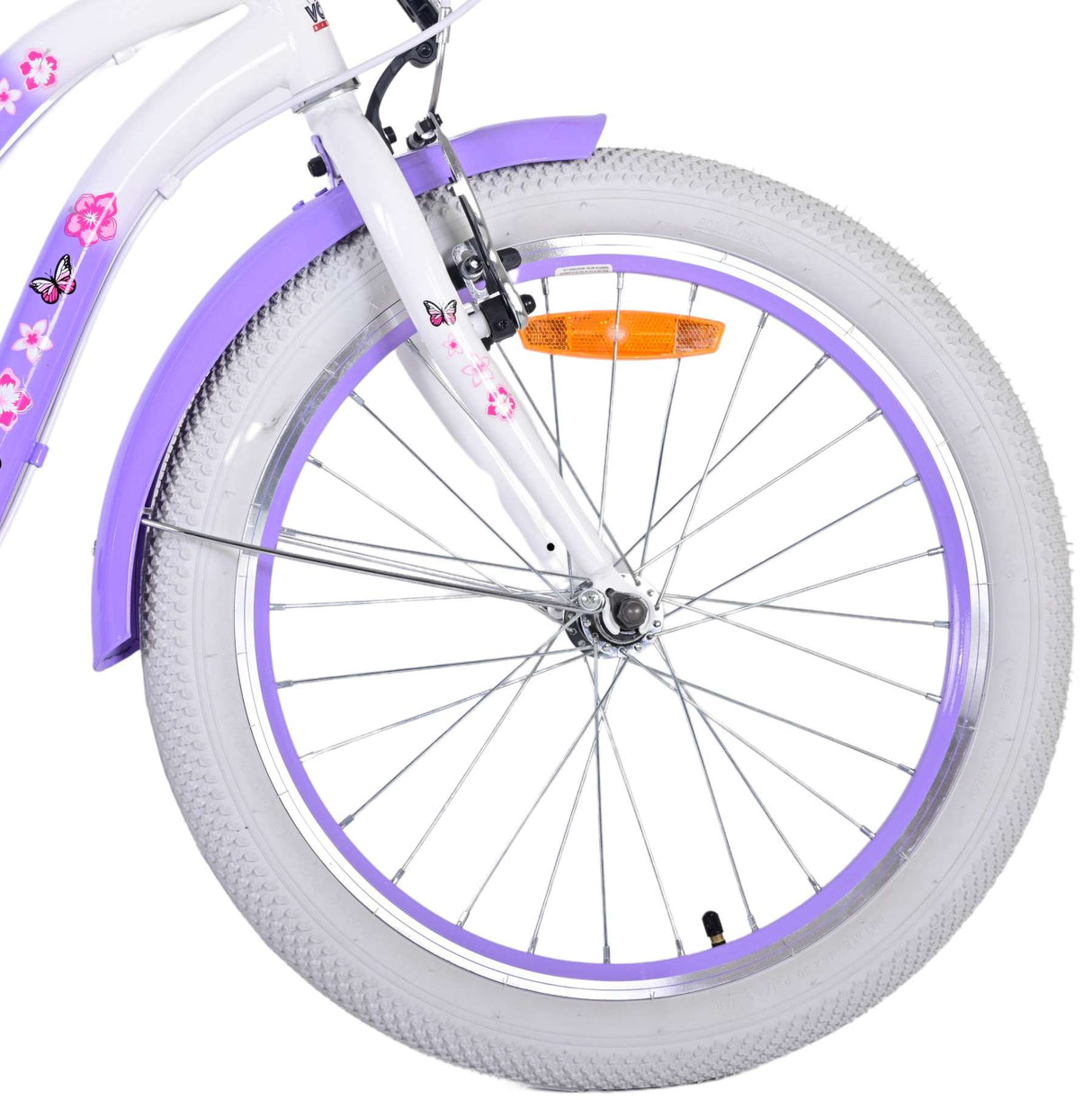 Volare lovely kinderfahrrad – mädchen – 20 zoll – lila – 7 gänge