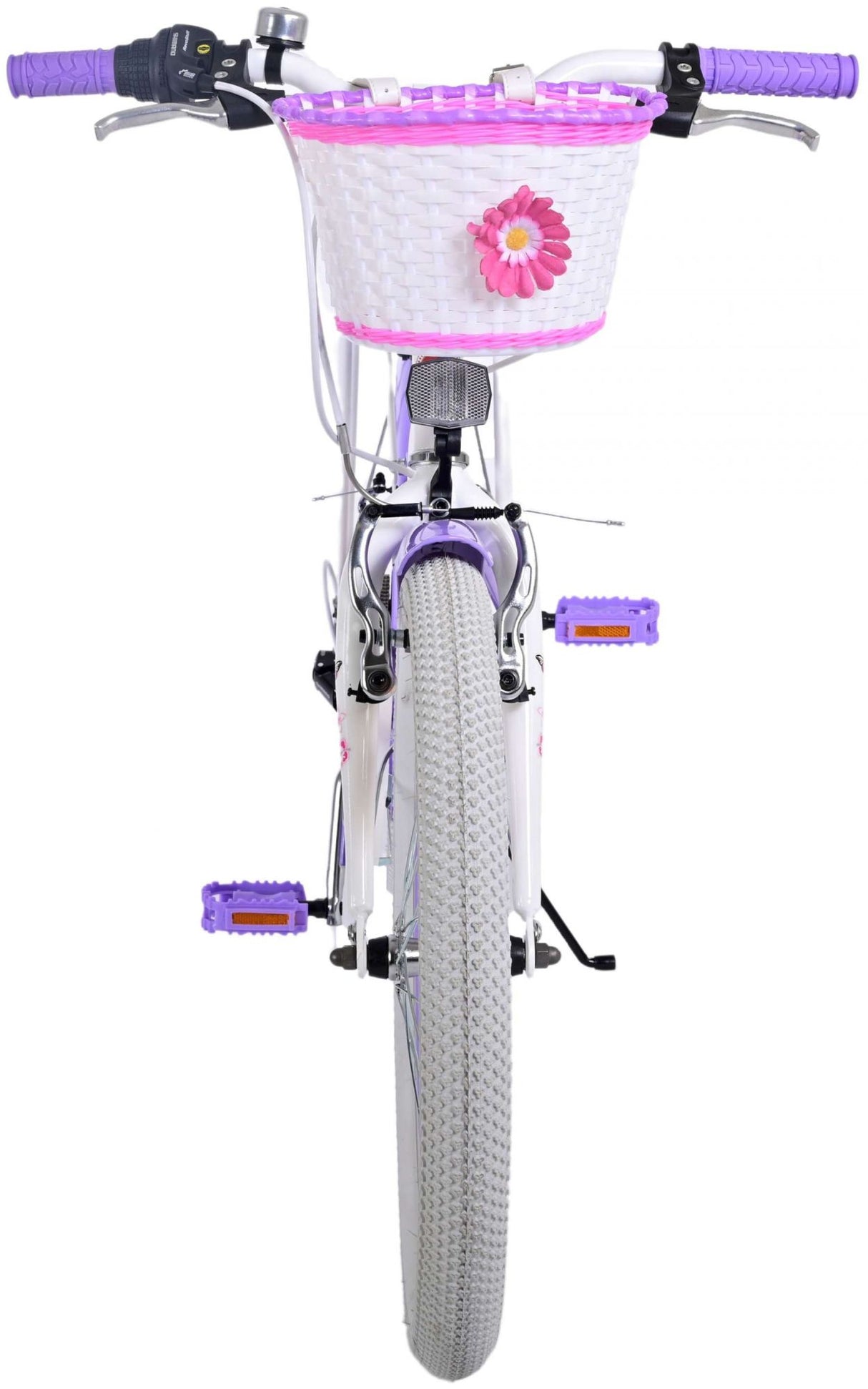 Volare lovely children's bicycle - girls - 20 inch - purple - 7 gears