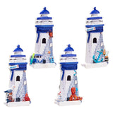 Blue lighthouse 3D sea beach souvenir magnet
