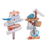 Beach signs slogans 3D sea beach souvenir magnet