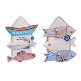 Piatto di pesce 3D Sea Beach souvenir magnete