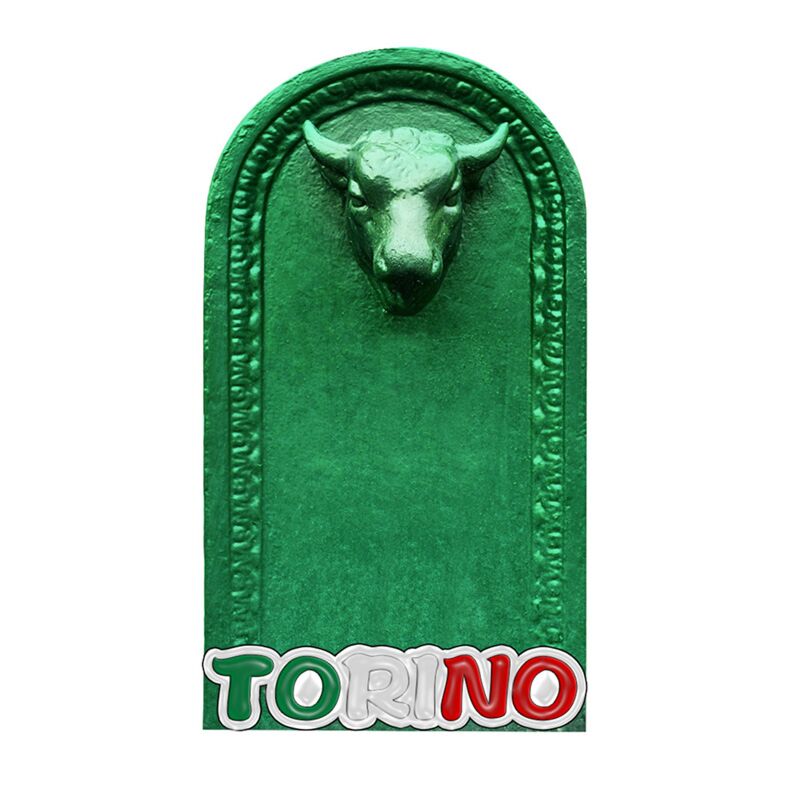 Torino Fountain Turet 3D Sea Beach Souvenir Magnet