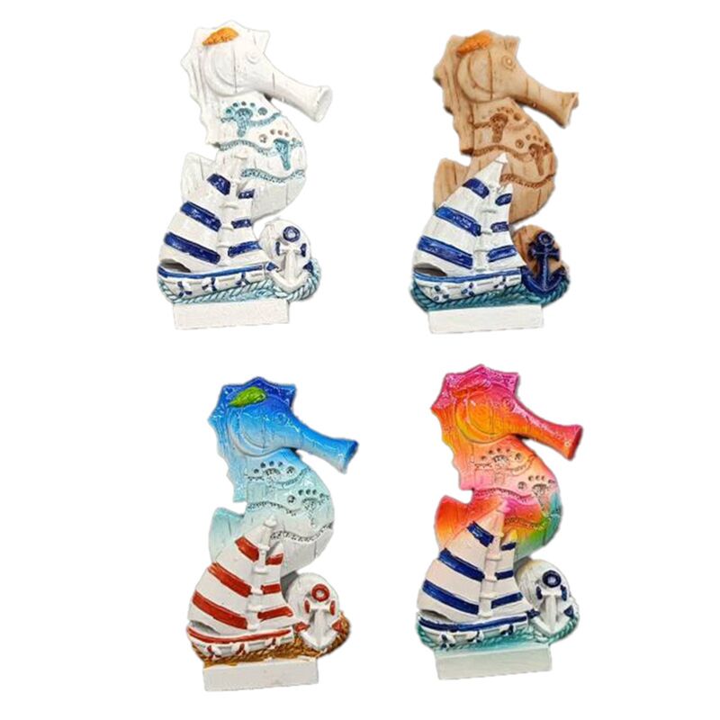 Sea Beach Souvenir Magnet Sea Horse Segelboot Ankers