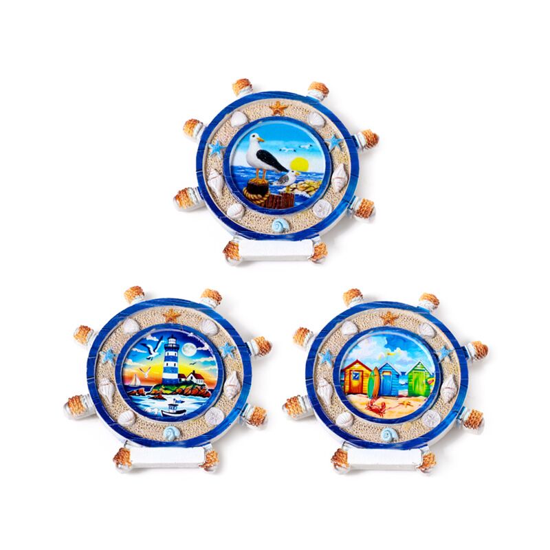 Seascapes Scheepswiel Magnet