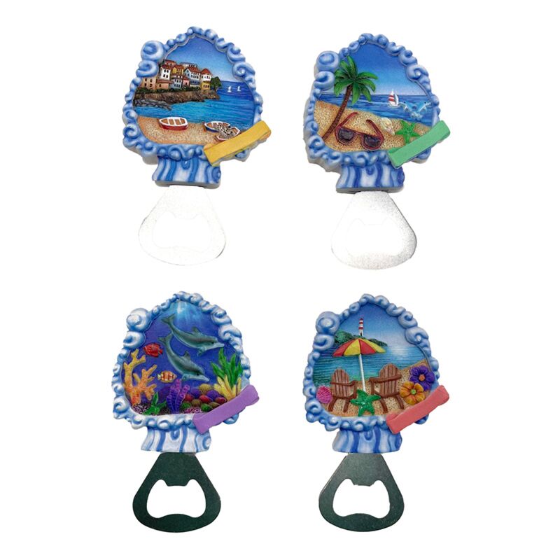 Beach Souvenir Magnet bottleopenerrand Kade