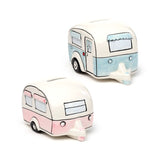 Home is where you park it caravan ceramic piggy bank