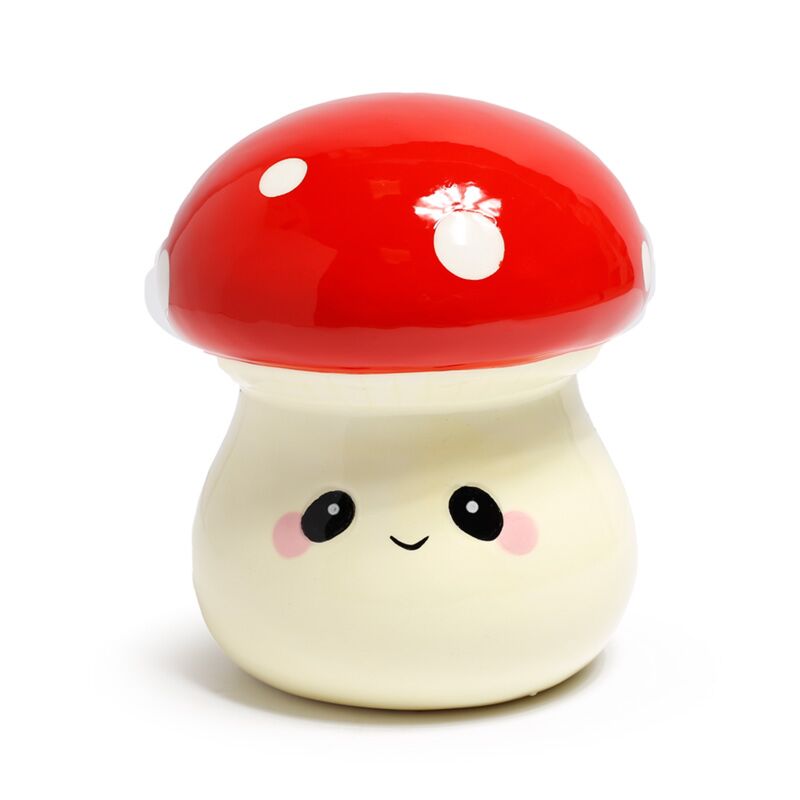 Cute mushroom piggy bank