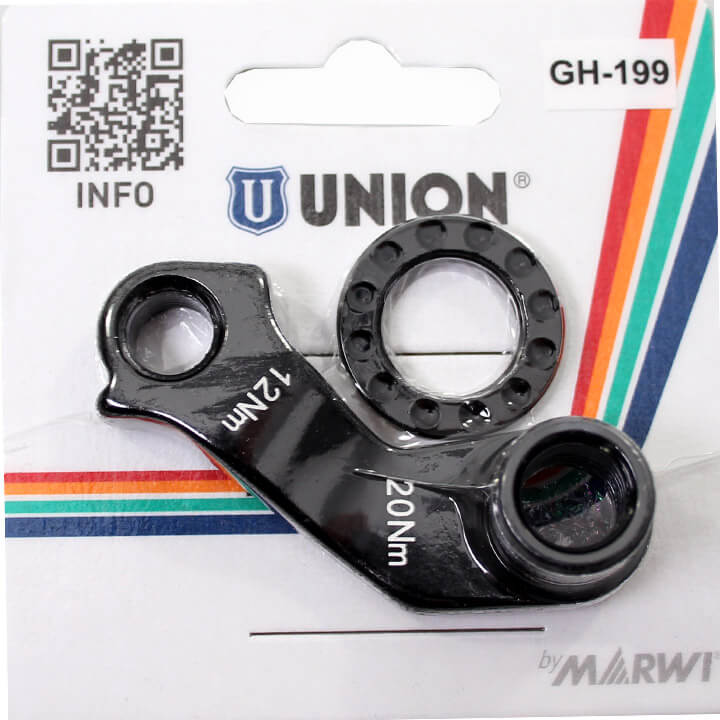 Derailleur Hanger GH-199 KTM 60 mm svart