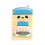 Foodiemals bubble tea plush notebook pouch