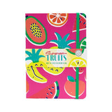 Summer fruit recycled a5 lined notebook
