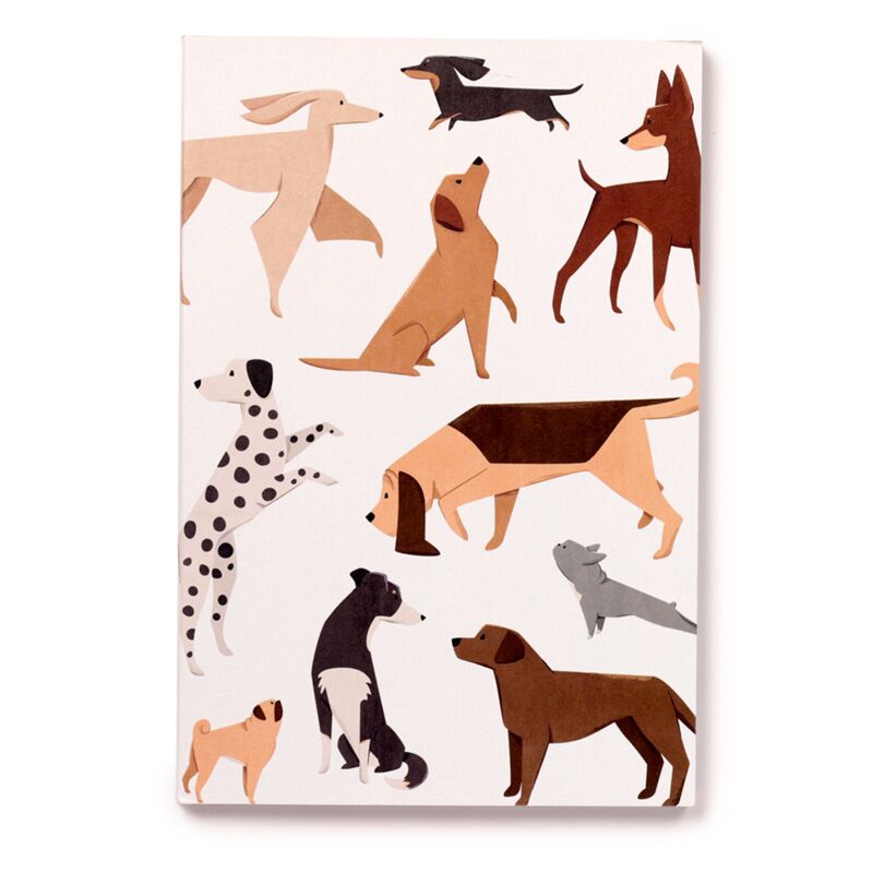 BARKS DOG RECYCLED A5 Lined Notebook