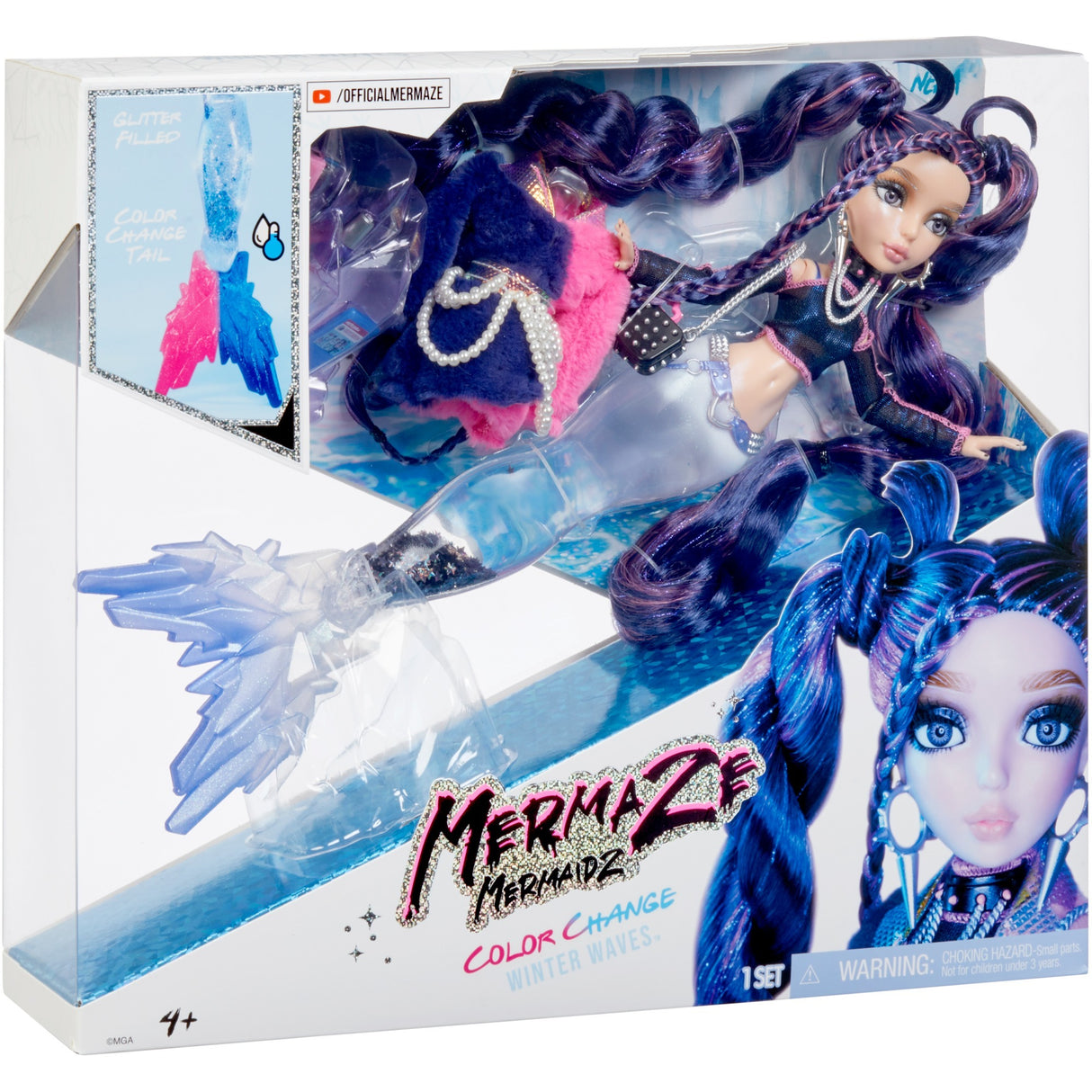 MGA Entertainment Mermaz Mermaidz Cambio de color Waves Waves Nera