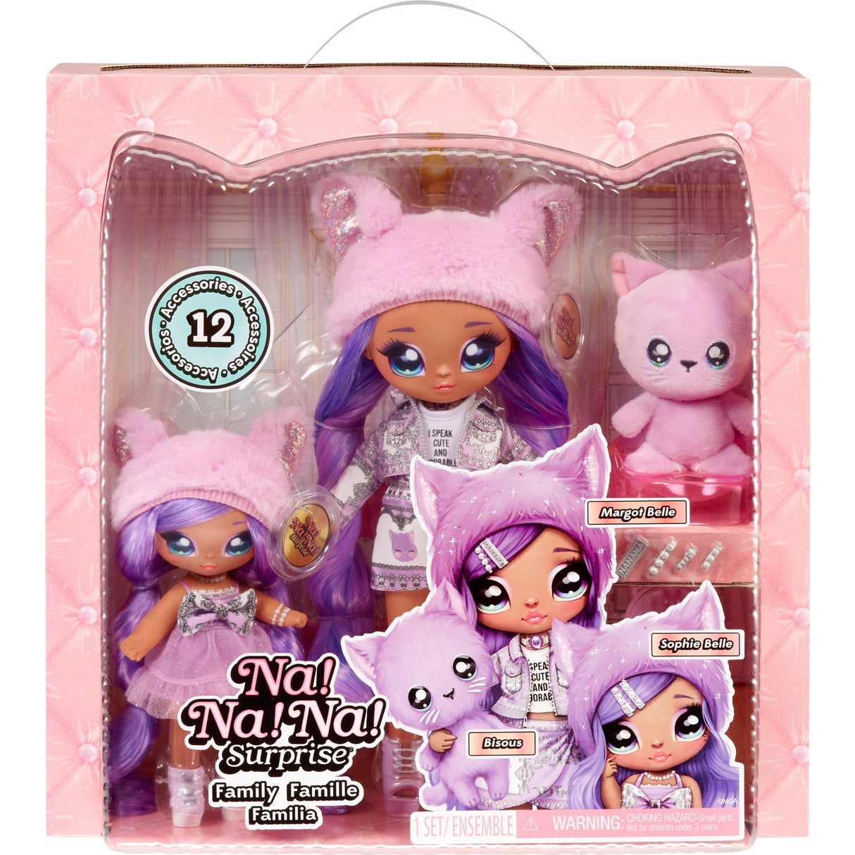 MGA Entertainment After! Efter! Efter! Familjens överraskning Lavendel Kitty Famil