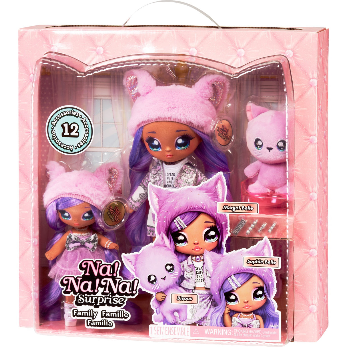 MGA Entertainment After! Efter! Efter! Familjens överraskning Lavendel Kitty Famil