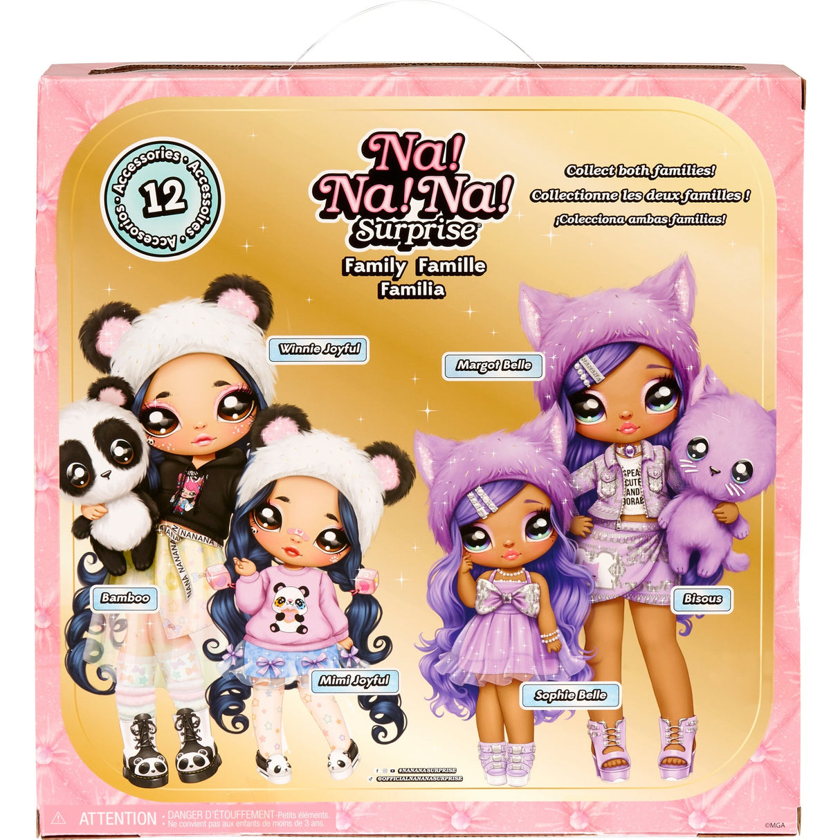 MGA Entertainment After! Efter! Efter! Familjens överraskning Lavendel Kitty Famil