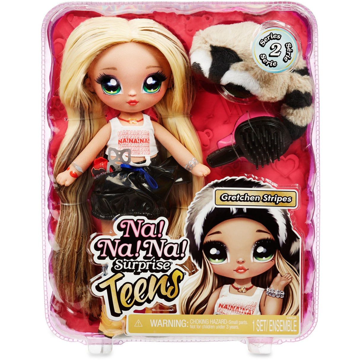 MGA Entertainment After! Dopo! Dopo! Adolescenti a sorpresa Gretchen Stripes