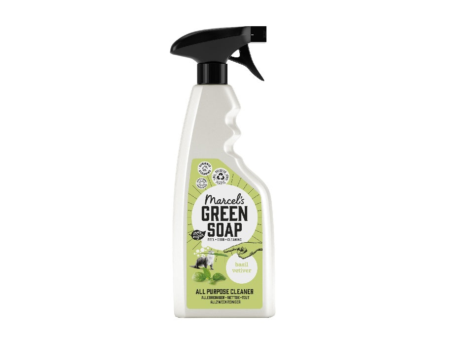 Spray per allerainiger di sapone verde di Marcel - Vetiver di basilico