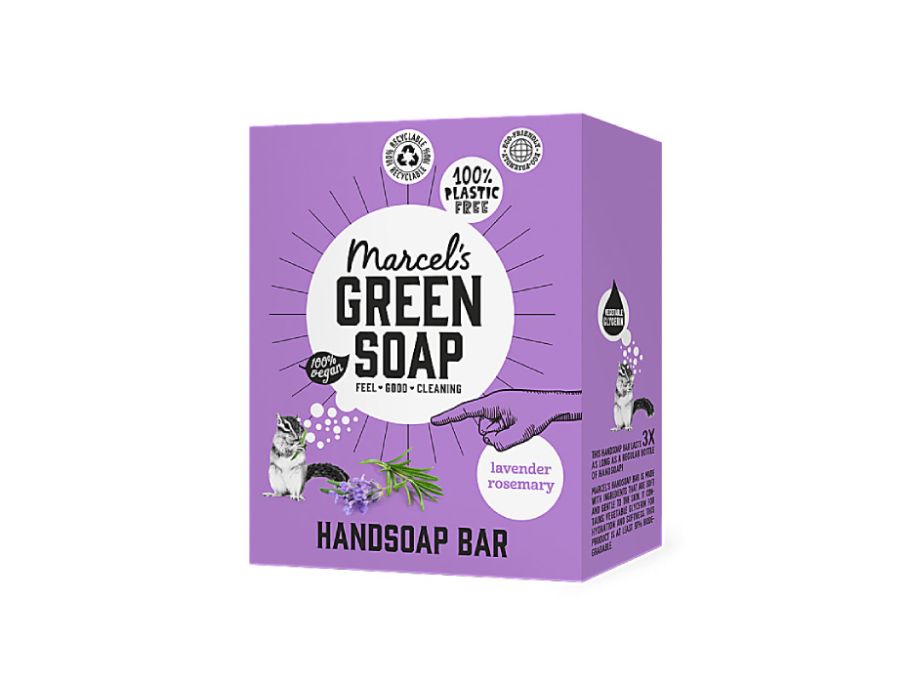 Marcel's Green Soap Hand Soap Block Lavanda Rosemary - 90gr