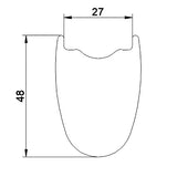 Selle monte grappa miche wielset graff aero 48 n3w tubeless