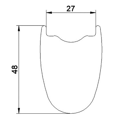 Selle monte grappa miche wielset graff aero 48 sh tubeless