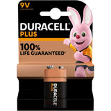 „Duracell Plus“ šarminis 100% 9v 6lr61 kiekvienas