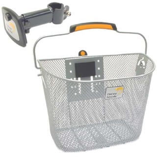 Tuscany Smartlock bicycle basket for 19 liters silver