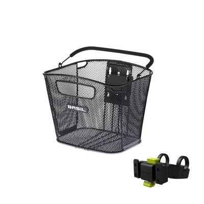 Bold front KF med KF -styret Holder - Bicycle Basket - First - Black