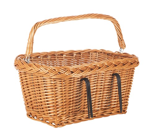 Basil Wicker Steering Basket Rectangle Flat Davos