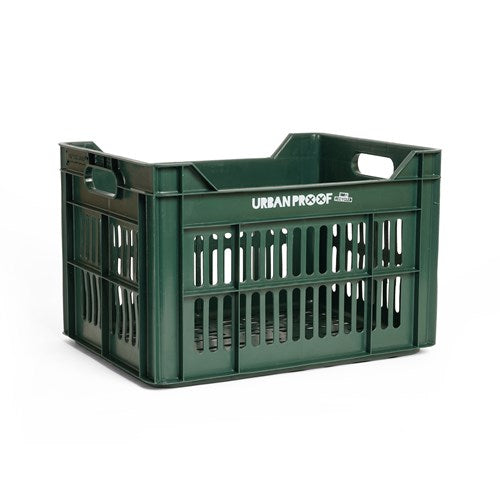 Urban Proof Bicycle Crate Recycled Plastic 30L tmavě zelená 40x30x25 cm