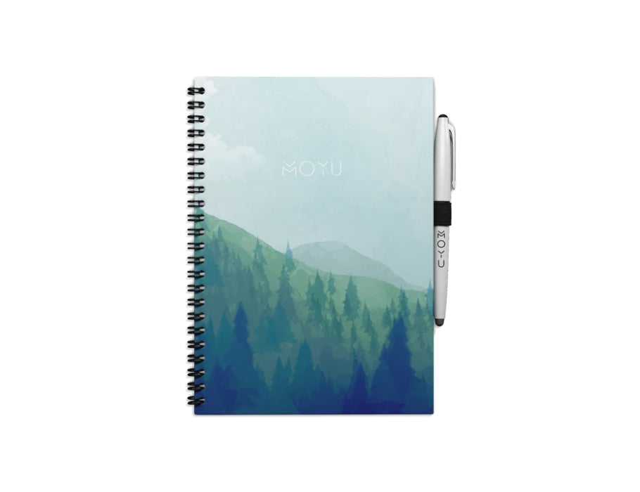 Moyu erasable notebook - hardcover A5 - Misty Mountain