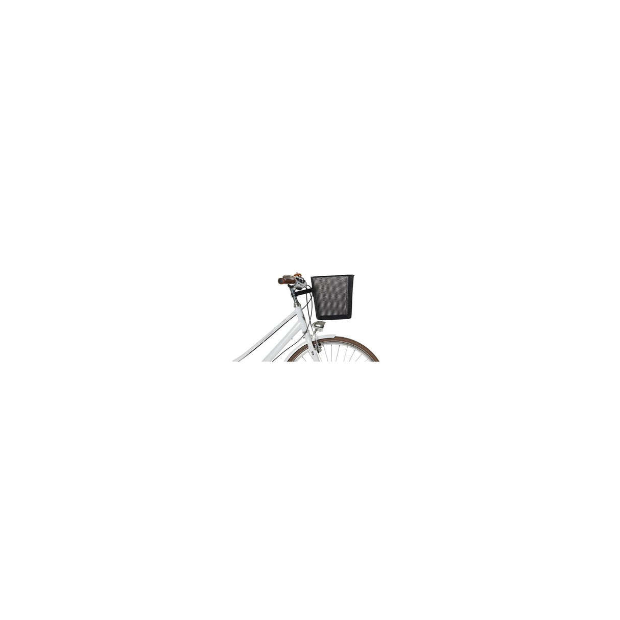 Basil basket, in front "bilbao" front basket basil bilbao black
