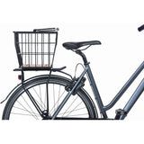 Basilikum cykelkurv Nordland Mik 23 liter 23 x 33 x 19 cm på fronten og eller på den bageste sorte brun