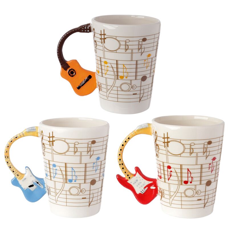 Guitarra Ted Smith Muziekblad - Taza de cerámica formada