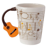 Guitarra Ted Smith Muziekblad - Taza de cerámica formada