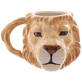 Lion geformt Keramik Becher