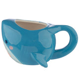 Shark Café formed ceramic mug
